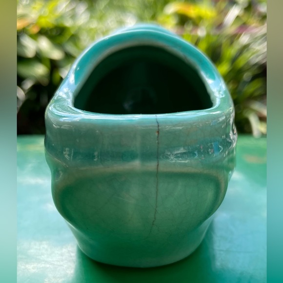 VINTAGE RETRO PLANTER  shaped like a DUTCH SHOE - 1940s-50s - Picture 4 of 10